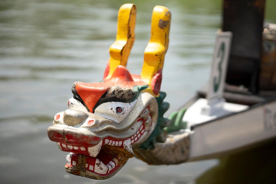 Paddling for the Pink, the Kentucky Dragon Boat Festival, is the only dragon boat festival in the world hosted and run by breast cancer survivors and supporters. The festival takes place Saturday at AJ Jolly Lake.