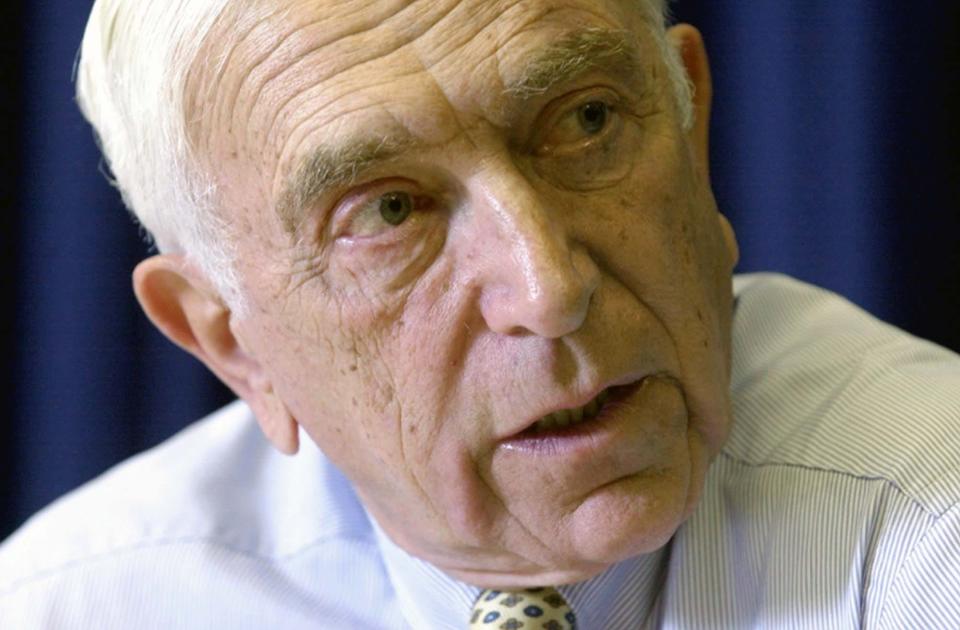 Frank Lautenberg, a Democrat and five term U.S. senator, was inducted into the New Jersey Hall of Fame in 2015.