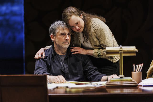 <p>Marc J. Franklin</p> Steve Carell and Alison Pill in 'Uncle Vanya'