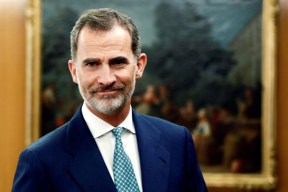 <p>Auch Felipe VI. hat deutsche Vorfahren - über seine Mutter Sofia. Die war zwar vor ihrer Hochzeit mit Juan Carlos I. eine Prinzessin von Griechenland, aber auch ... (Bild: Pool/Getty Images)</p> 