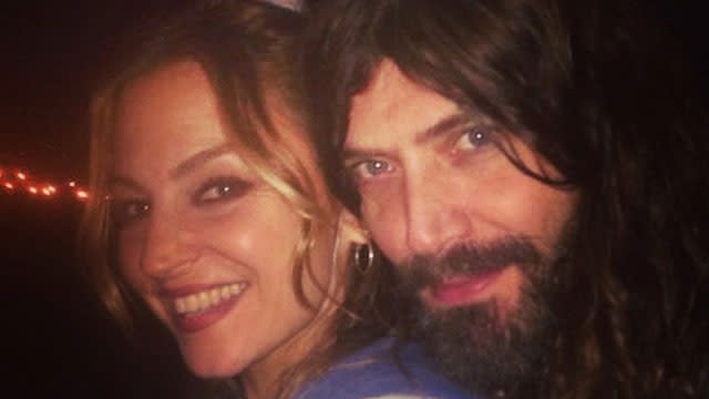 Drea de Matteo and her boyfriend, Whitesnake bass player Michael Devin, took their relationship to the next level during a concert in Atlantic City, New Jersey on July 25. During Whitesnake's performance, the band stopped the show so that Devin could call up the <em>Sons of Anarchy</em> actress to the stage. "I fell in love with a very beautiful woman a few years ago, and I want to embarrass her as much as I can," Devin said, laughing. <strong>WATCH: 9 Celeb Weddings We Can't Wait For </strong> De Mateo, along with her 7-year-old daughter Alabama and 4-year-old son Waylon -- who she shares with her ex Shooter Jennings -- came up into the spotlight where Devin shared, "I've been in love with you since the day I met you and I will for the rest of my life, and I hope that you'll marry me." The entire, heartfelt proposal can be seen in the video below. There's some NSFW language, but it's still super sweet. On Tuesday, Devin shared a loving pic of the happy, newly engaged couple on Instagram. <strong>WATCH: Celebrity Summer Wedding Watch -- Who's Getting Hitched? </strong> "Big Huge Thank You for all the Birthday wishes," he captioned the sweet photo. "And for all the blessings on my engagement to this kitty cat ... Much appreciated!"