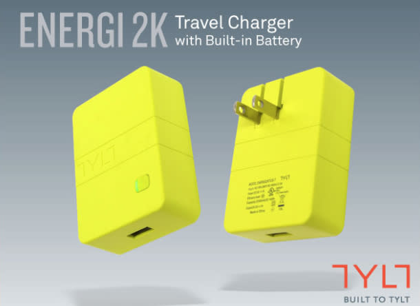 Tylt charger/battery pack