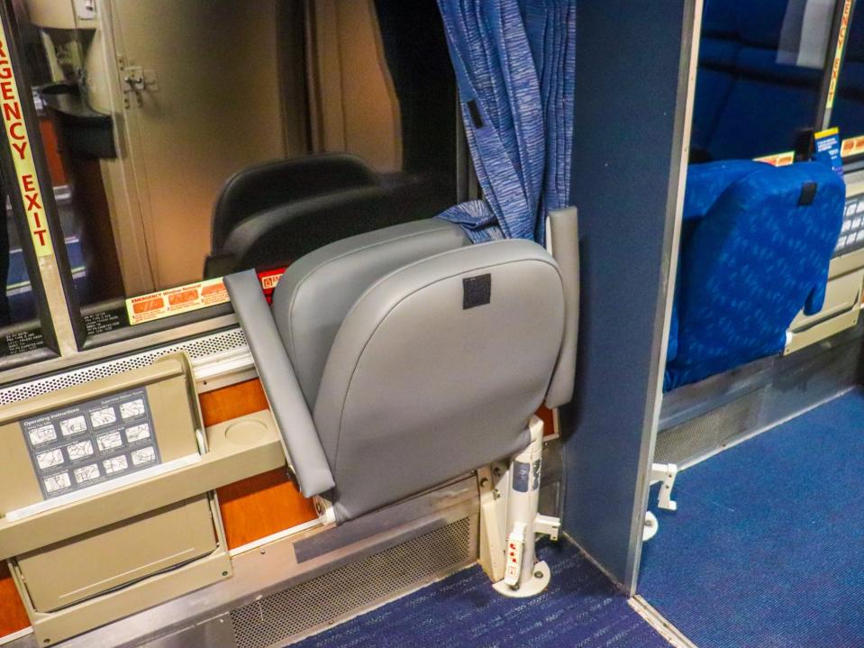 Inside the sleeping car of an Amtrak Superliner - Amtrak Upgraded Long Distance Trains 2021