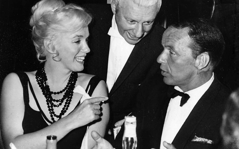 Marilyn Monroe and Frank Sinatra in 1959 - AP