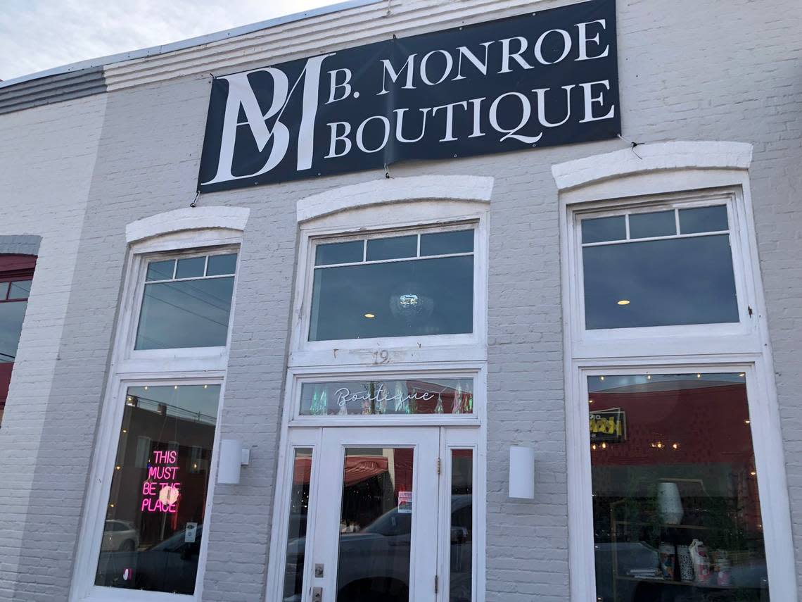 B. Monroe Boutique in Forsyth is one of three locations opened by Nichole Brewer and the only one to operate as a standalone boutique.
