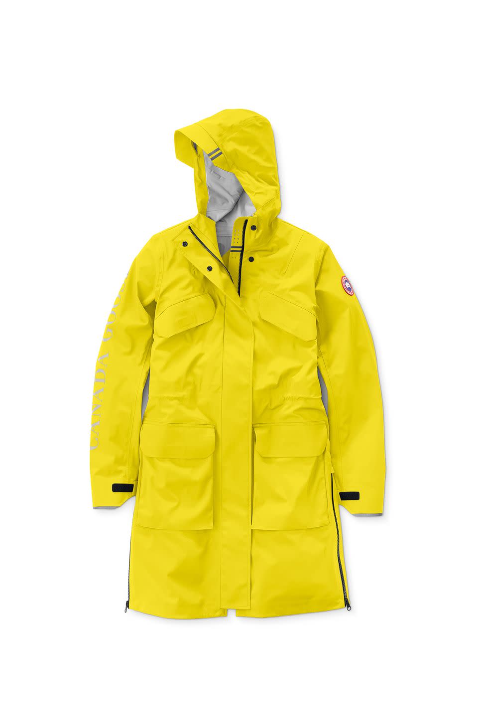 Canada Goose yellow rain coat