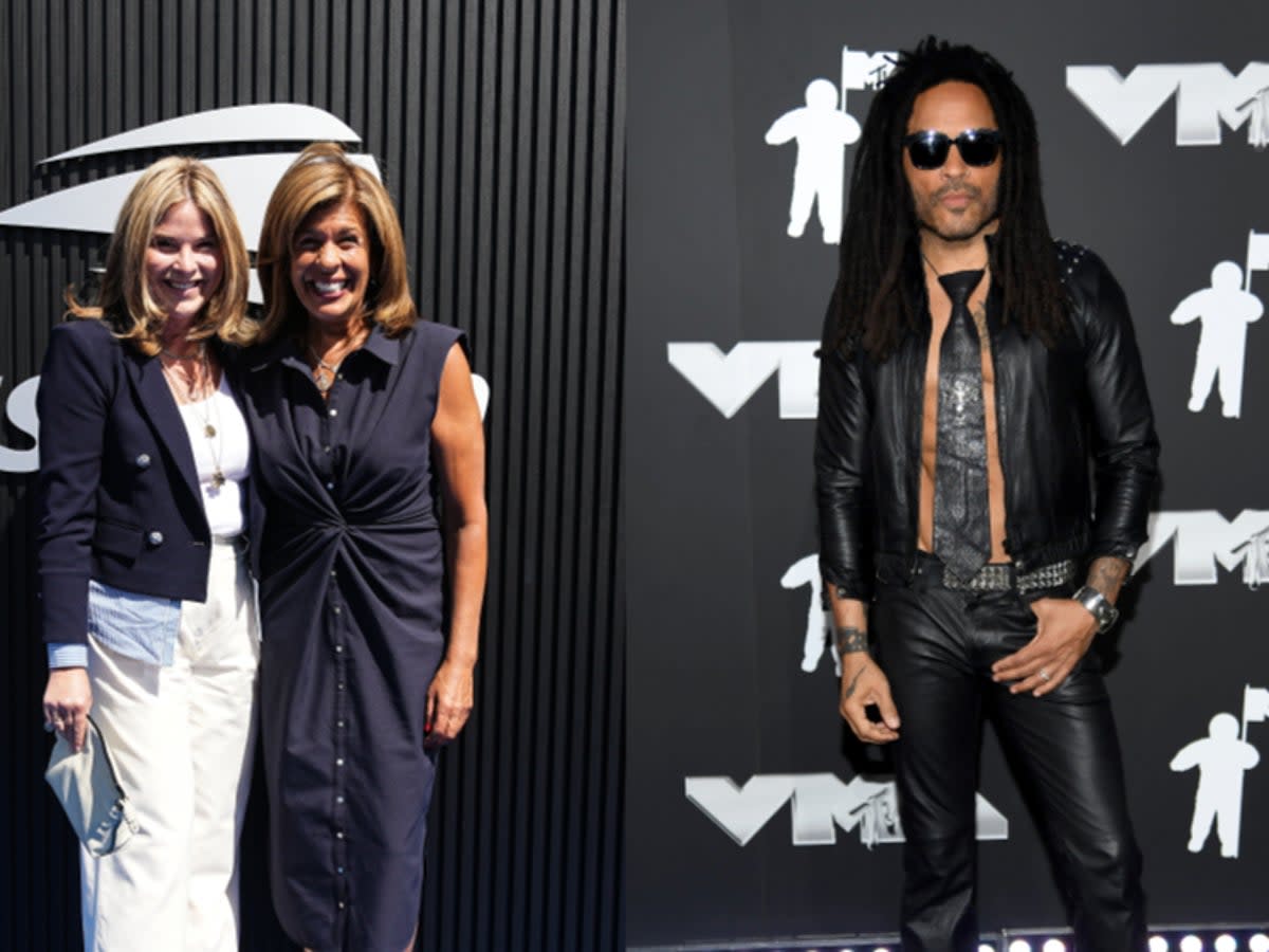 Jenna Bush Hager tries to set Hoda Kotb and Lenny Kravitz up together  (Getty)