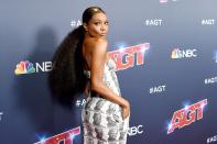Union made quite the statement when she stepped onto the red carpet for the summer 2019 live shows of <em>America's Got Talent </em>wearing a dress that was just her husband's face over and over again. <a href="https://people.com/tag/dwyane-wade/" rel="nofollow noopener" target="_blank" data-ylk="slk:Dwyane Wade’s;elm:context_link;itc:0;sec:content-canvas" class="link ">Dwyane Wade’s</a> throwback school photo is admittedly pretty cute and Union rocked the look, which she said she was "obsessed with." "Future so bright, gotta wear Wades," Union <a href="https://www.instagram.com/p/B1sYslalagN/?utm_source=ig_embed" rel="nofollow noopener" target="_blank" data-ylk="slk:joked;elm:context_link;itc:0;sec:content-canvas" class="link ">joked</a>. 