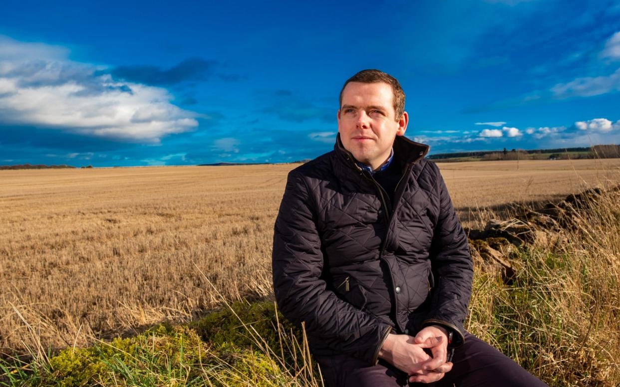 Douglas Ross has challenged the other opposition party leaders to back no confidence votes in Nicola Sturgeon and John Swinney - Stuart Nicol