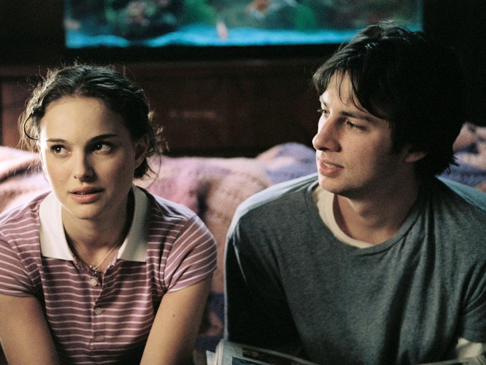 Natalie Portman and Zach Braff in ‘Garden State’ (Shutterstock)