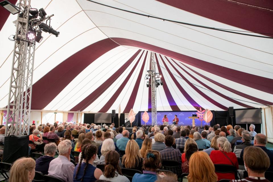 Dame Judi Dench, Miriam Margolyes and Stephen Fry will talk at the 2024 Hay Festival (Sam Hardwick)