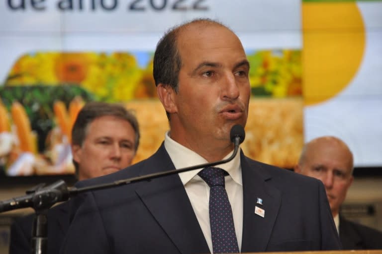 Pedro Vigneau, presidente de Maizar durante el discurso