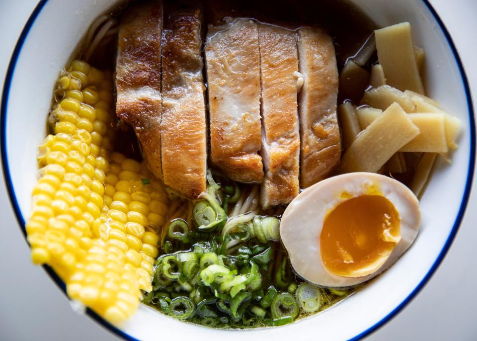 Good Fortune Co. restaurant's The Big City chicken ramen dish.