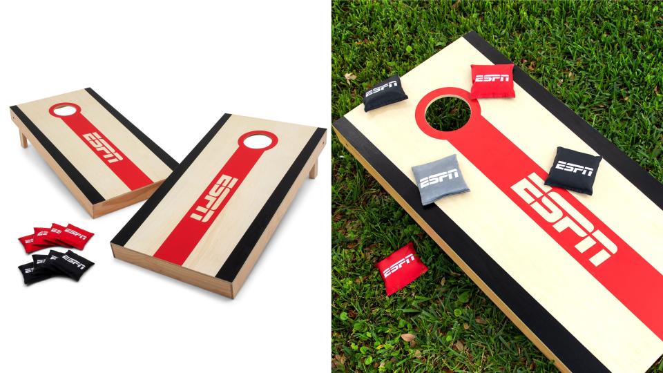 This cornhole set is one of the best.