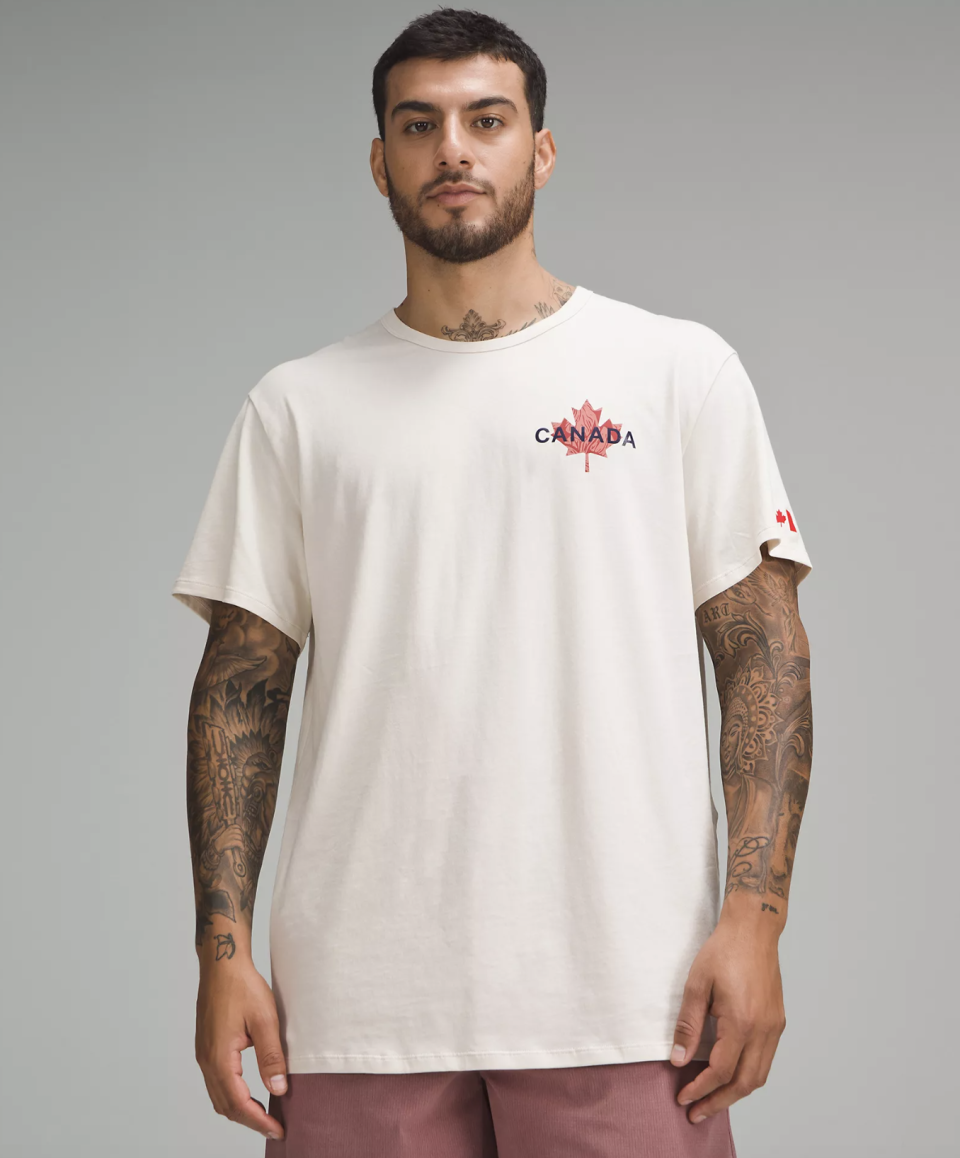 Team Canada Men's Cotton Jersey Graphic T-Shirt (Photo via Lululemon)

