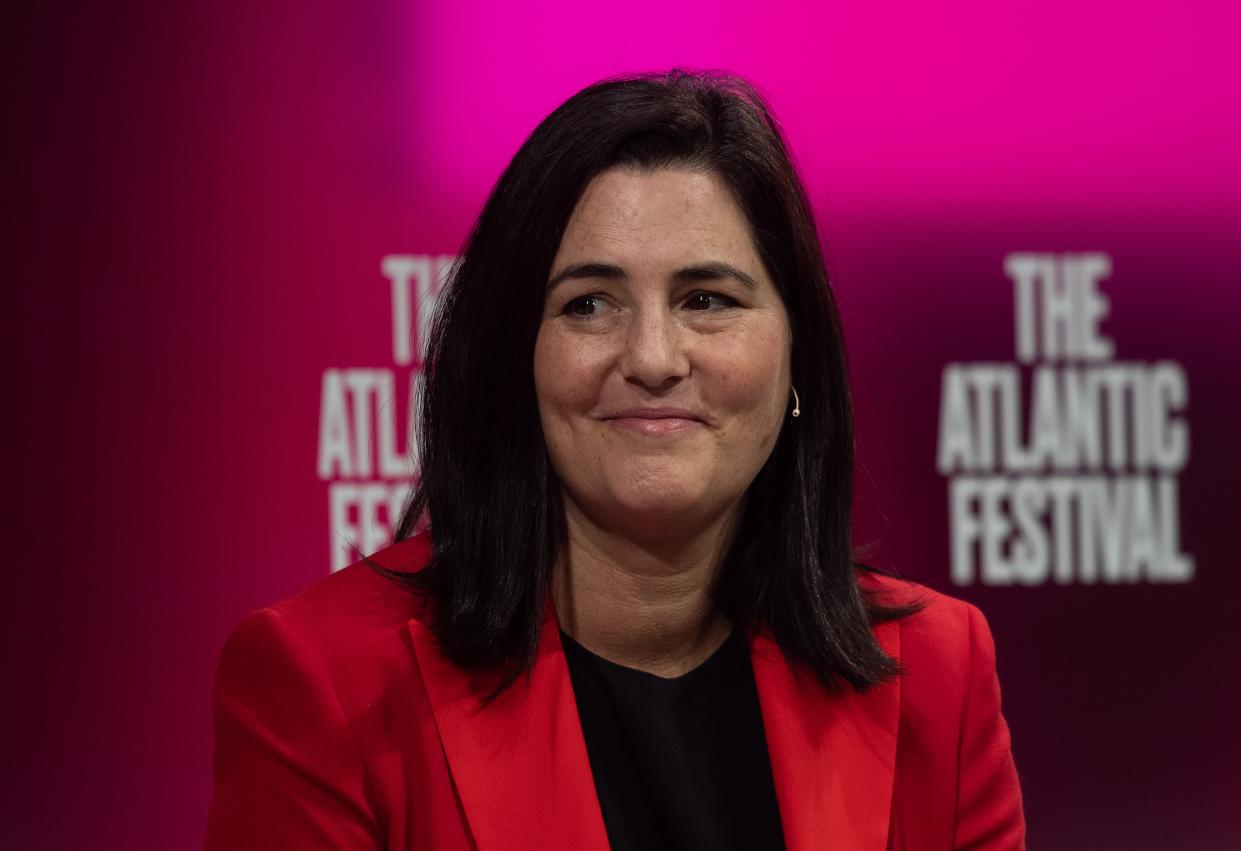 Match Group CEO Mandy Ginsberg opened up about her decision to step down from her job. (Photo: NICHOLAS KAMM/AFP via Getty Images)