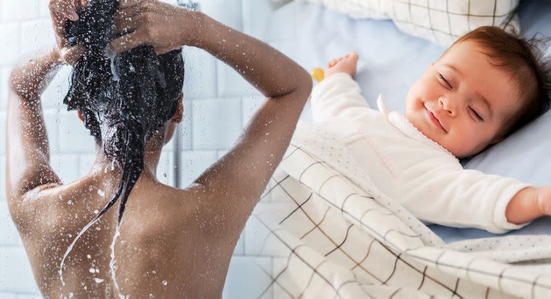 Une maman a demandé s’il était prudent de laisser son bébé seul pour aller prendre sa douche. [Photo: Getty]