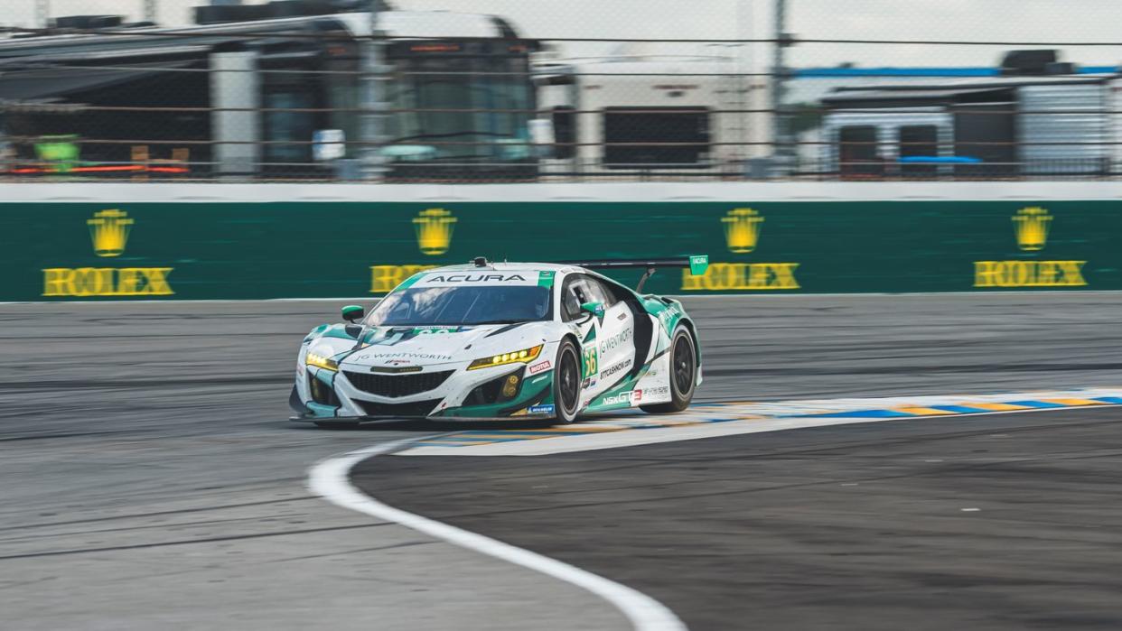 acura nsx gt3 evo22 at daytona international speedway