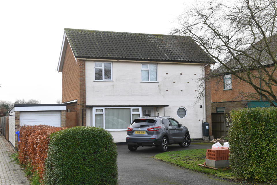  Andrew Clark's house in Boston, Lincolnshire. (PA)