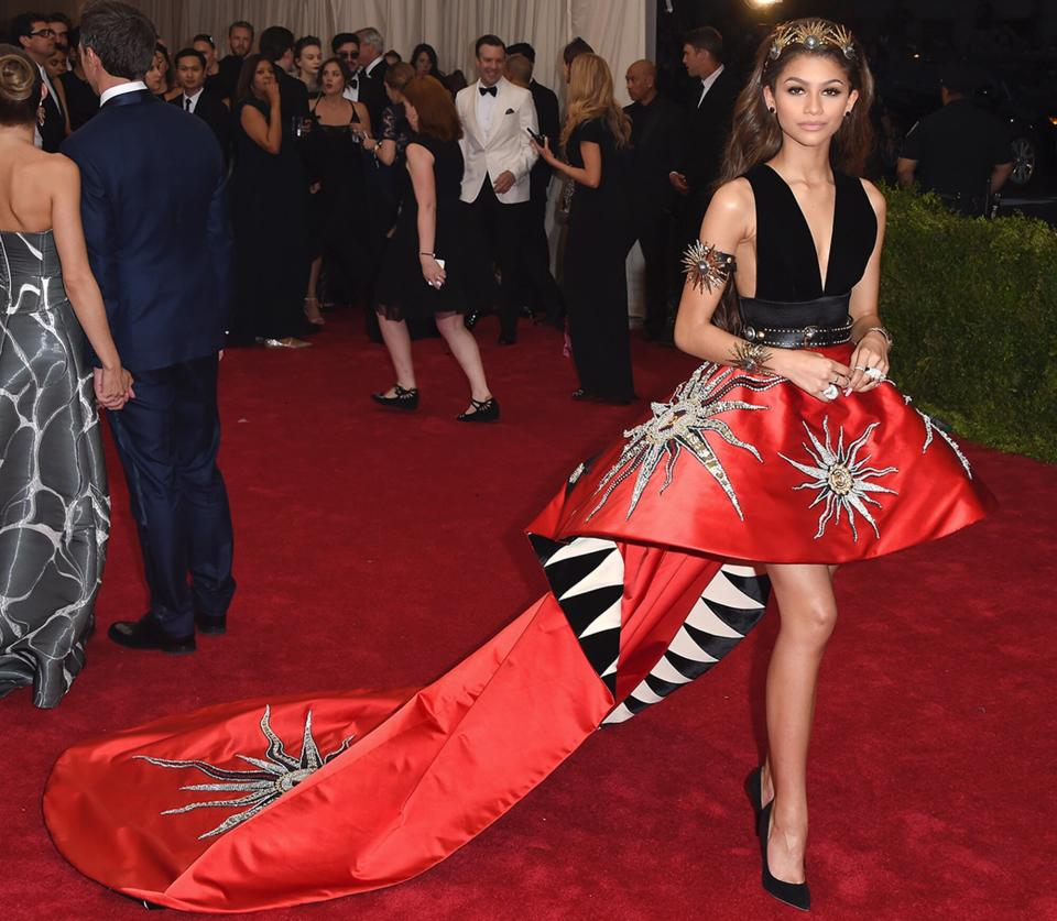 Zendaya attends the 'China: Through The Looking Glass' Costume Institute Benefit Gala at the Metropolitan Museum of Art on May 4, 2015 in New York City