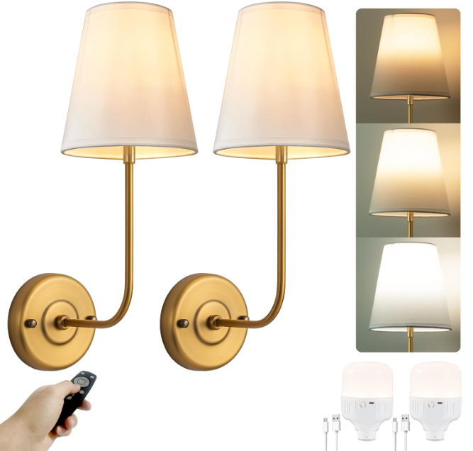 wireless sconce set