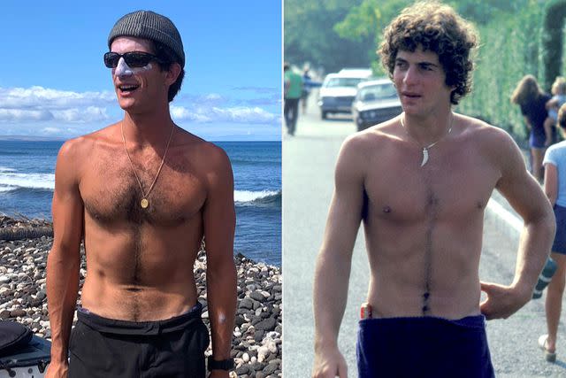 <p>Jack Schlossberg/Instagram; Ron Galella Collection via Getty Images</p> Left: Jack Schlossberg on his Instagram. Right: Jack Schlossberg's uncle John F. Kennedy Jr.