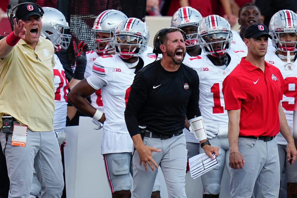 Saturday was Brian Hartline's first game as Ohio State offensive coordinator.