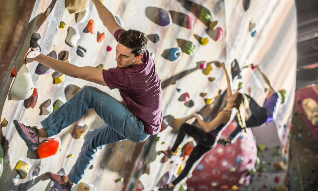 <span>Stretch yourself … whether it’s climbing or another activity, it’s healthy to challenge yourself.</span><span>Photograph: Tetra Images, LLC/Alamy</span>