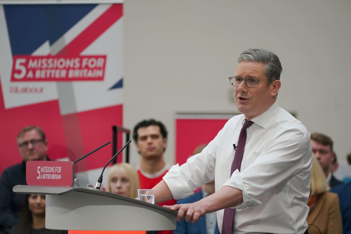 Labour Party leader Sir Keir Starmer (Peter Byrne/PA) (PA Wire)