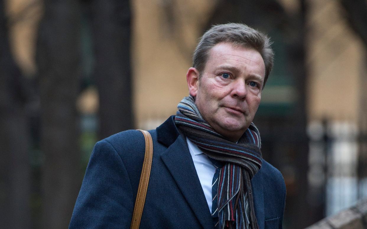 Craig Mackinlay arrives at Southwark Crown Court - JULIAN SIMMONDS