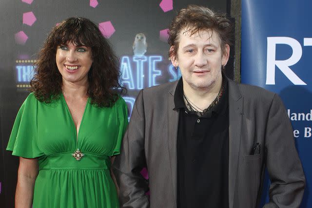 <p> Phillip Massey/FilmMagic</p> Victoria May Clarke and Shane MacGowan