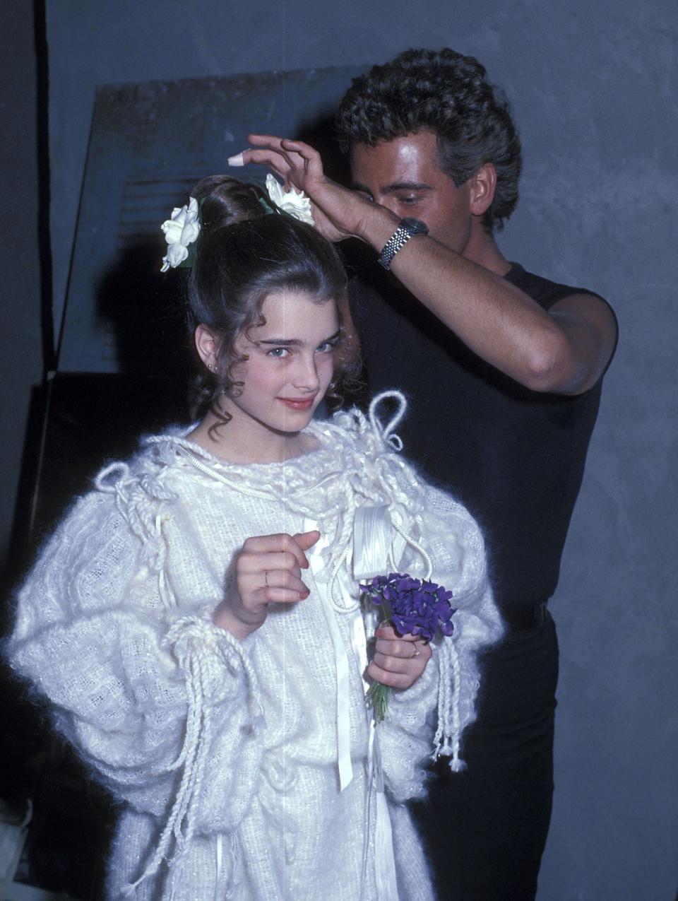 ss Brooke Shields attends Michaele Vollbracht's Debut Fashion Show to Benefit the American Cancer Society on May 4, 1978.