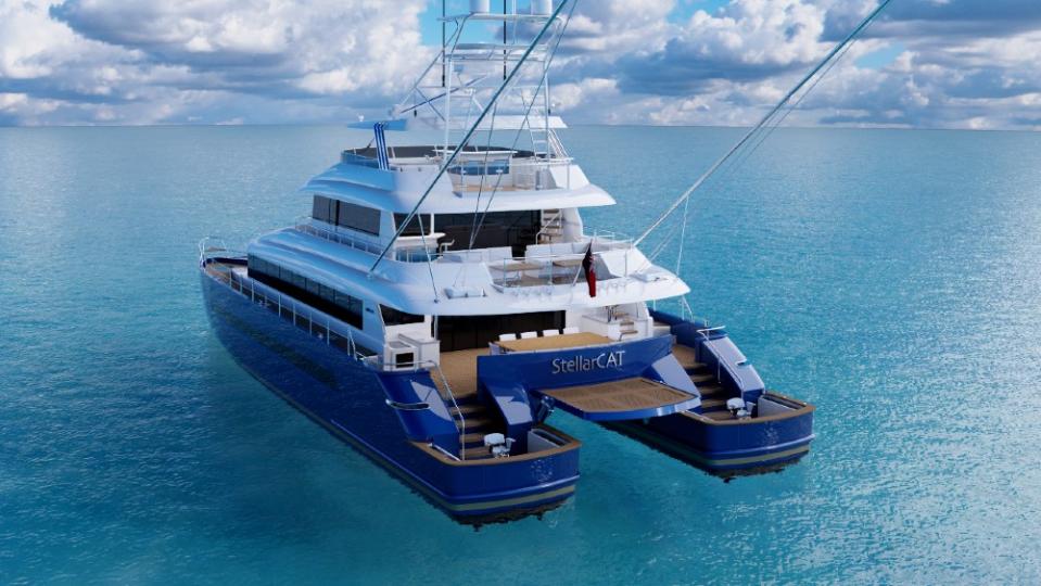 StellarPM's SF2603 85-foot sportfishing catamaran.