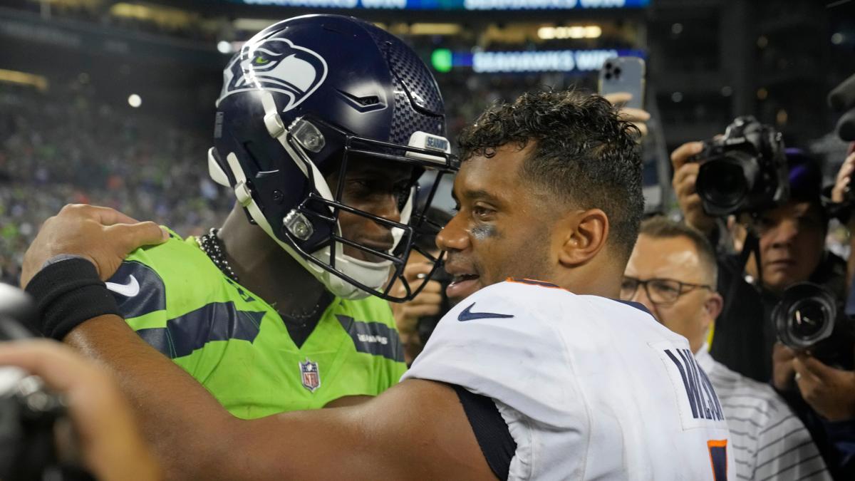 Denver Broncos' late drive falls short in Russell Wilson's debut - Axios  Denver