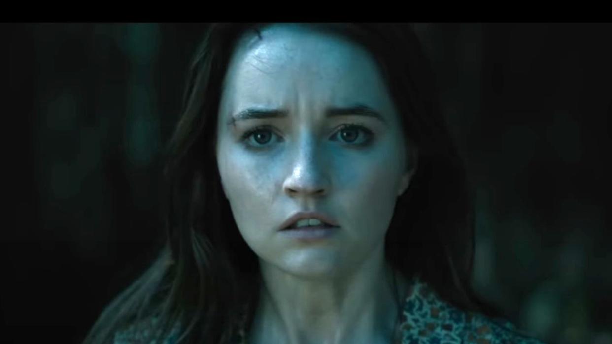  Kaitlyn Dever in No One Will Save You. 