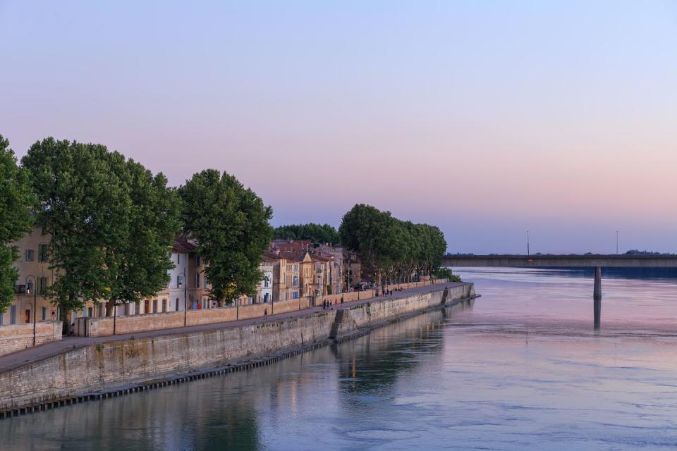 23) Sunset in Arles