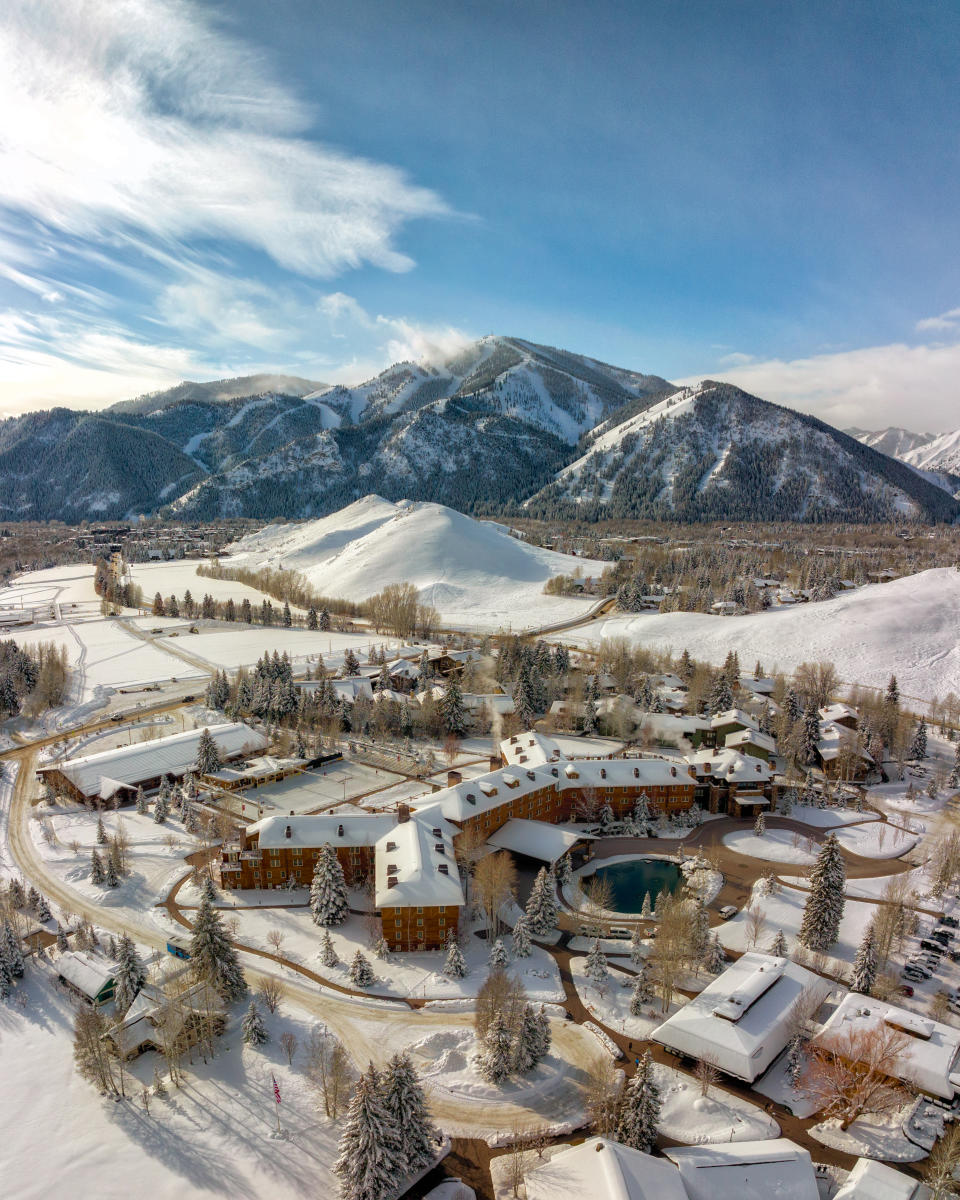 Sun Valley Lodge - Aerial View - Sun Valley - Idaho