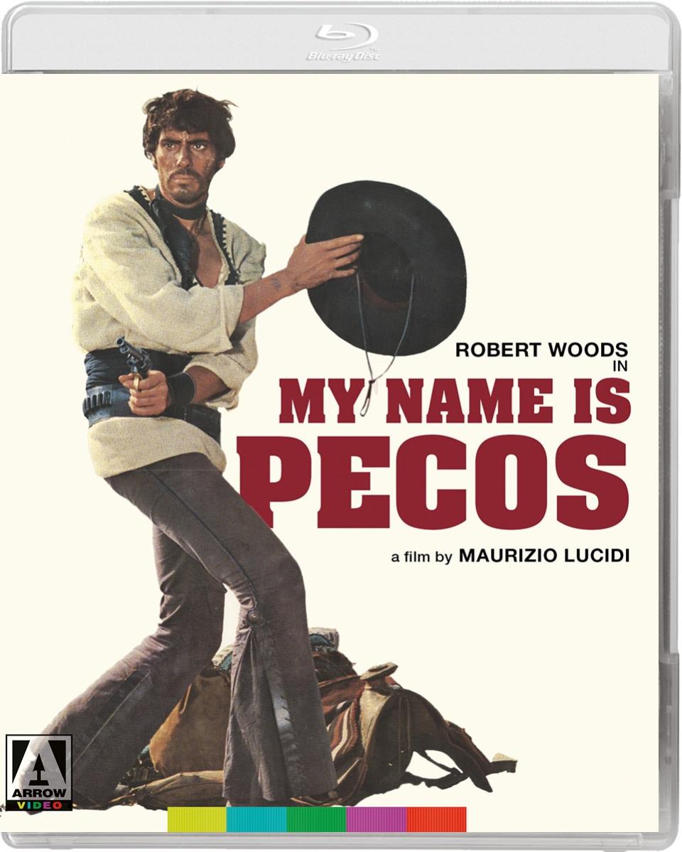 The Blu-ray cover for My Name is Pecos in the Vengeance Trails box set.