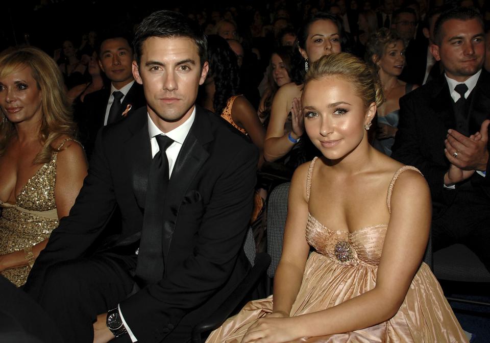 Hayden Panettiere and Milo Ventimiglia (<em>Heroes</em>)