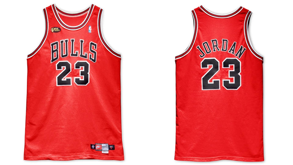 A jersey that Michael Jordan wore during game 1 of the 1998 NBA Finals sold for $10.1 million last year