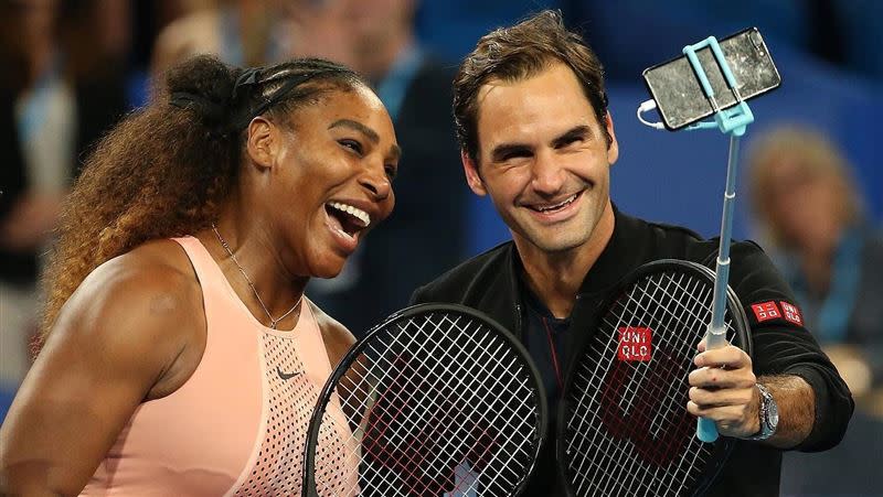 小威廉絲（Serena Williams）和費德勒（Roger Federer）2大網壇傳奇都在今年退休。（圖／翻攝自小威廉絲IG）