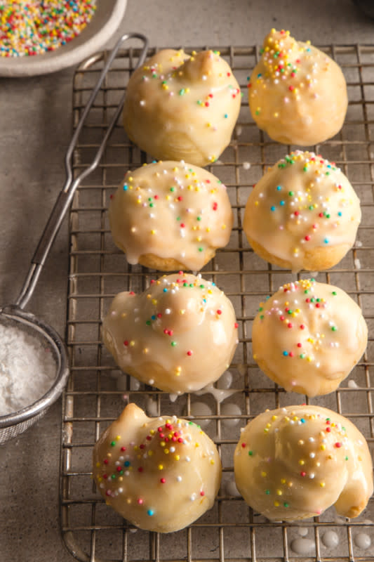 <p>An Italian In My Kitchen</p><p>Bake up a batch of these traditional holiday cookies.</p><p><strong>Get the recipe: <a href="https://anitalianinmykitchen.com/easter-cookies/?utm_medium=social&utm_source=pinterest&utm_campaign=tailwind_tribes&utm_content=tribes&utm_term=1013622002_46447964_12871#search/q=cookies" rel="nofollow noopener" target="_blank" data-ylk="slk:Italian Easter Cookies;elm:context_link;itc:0;sec:content-canvas" class="link ">Italian Easter Cookies</a></strong></p>