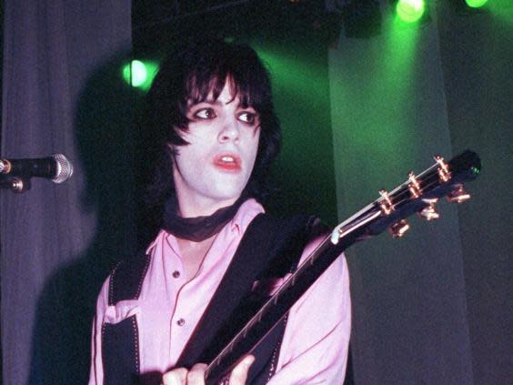 Richey Edwards performing in 1992 (Rex)