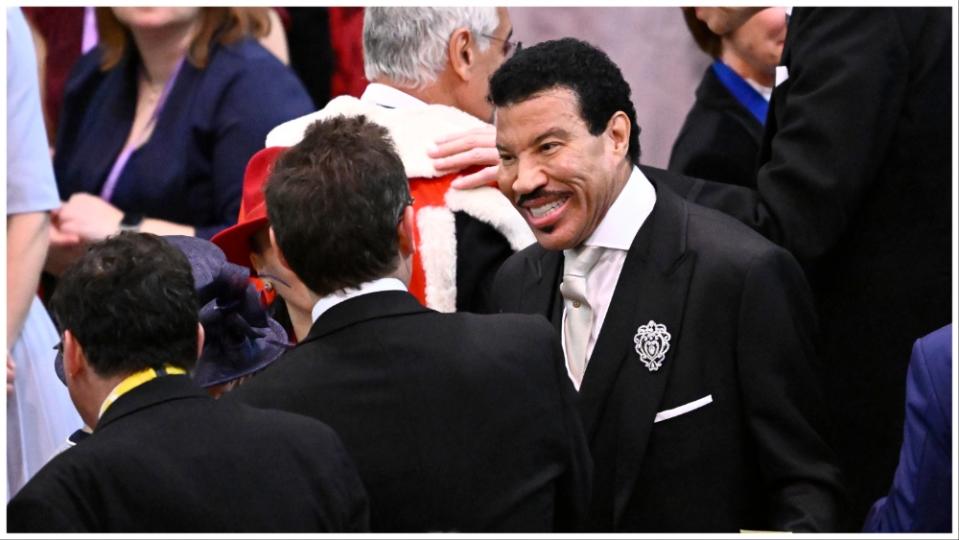 Lionel Richie at the coronation of King Charles III ( Gareth Cattermole/Getty Images)