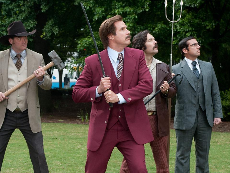 anchorman 2 brawl