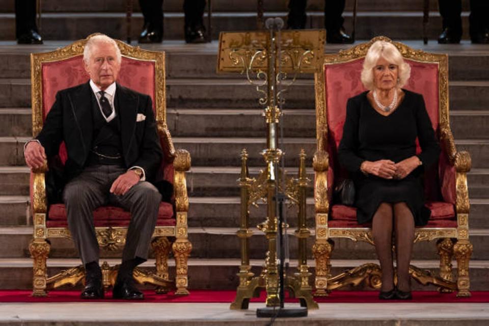 King Charles III and his wife Camilla, the Queen Consort, will be crowned next month  (Dan Kitwood / Getty Images)