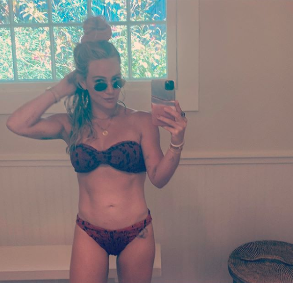 Hilary Duff in a bikini