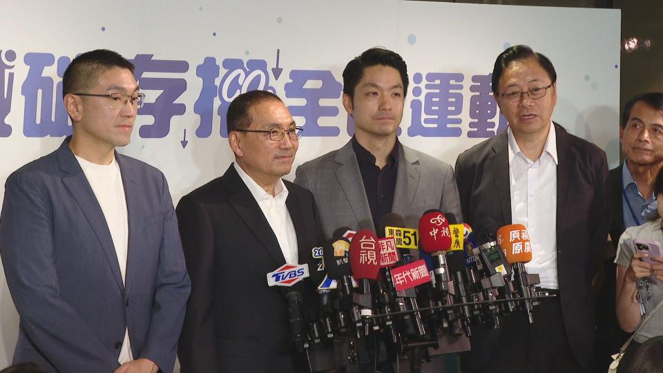 基隆市長謝國樑、新北市長侯友宜、台北市長蔣萬安、桃園市長張善政今（10日）一起出席活動。