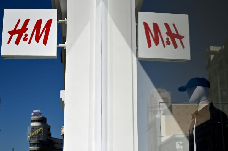 H&M posted its best second quarter results in years but its shares slumped after it warned hitting its profit target would get harder going forward (Gabriel BOUYS)