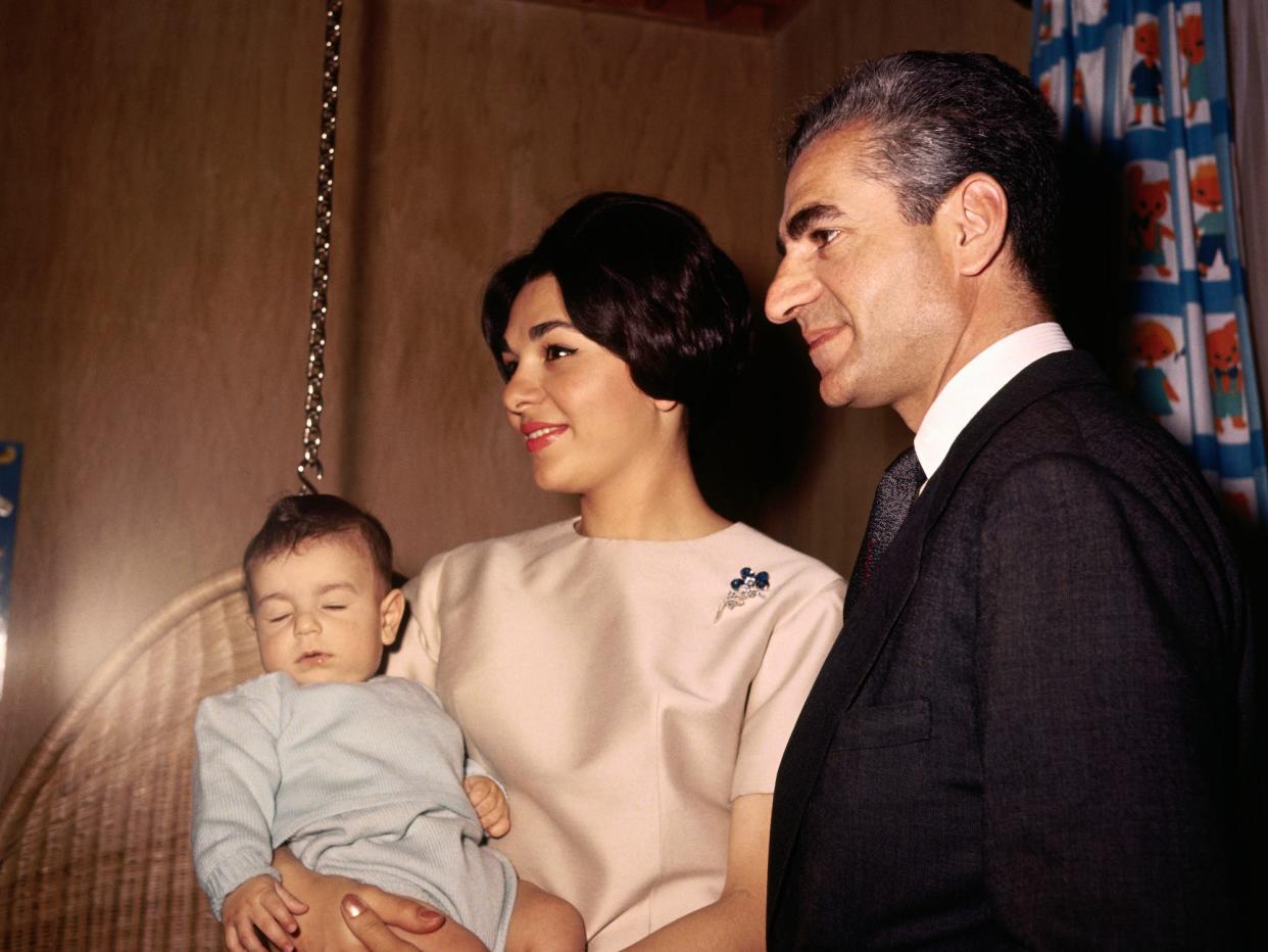 The Shah of Iran and family